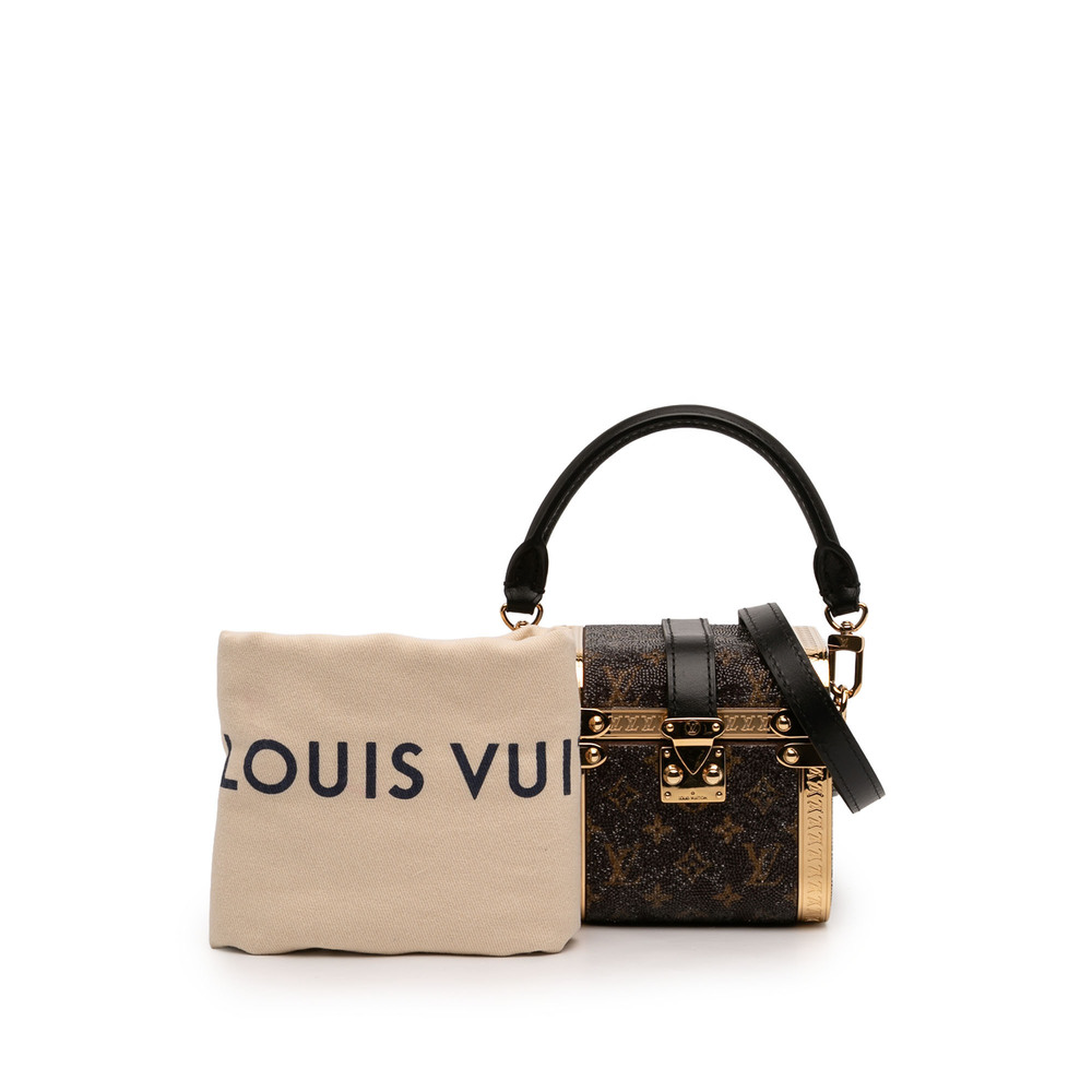 Pre-Loved Louis Vuitton Sea Treasure Monogram Satin Treasure Box Satchel - Picture 7 of 7